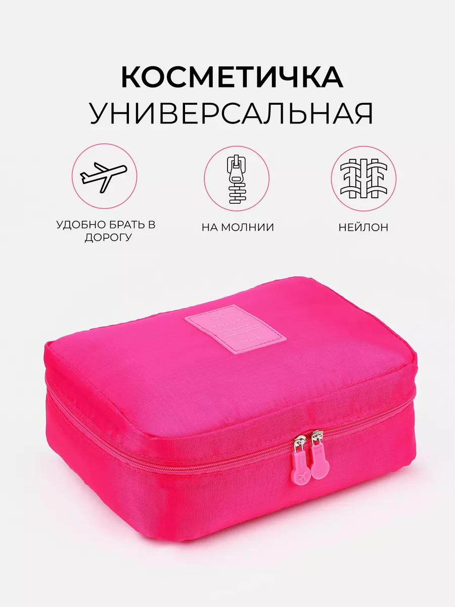 Косметичка дорожная на молнии