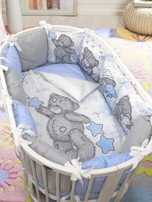 Happy Family Studio Бортики в кроватку для новорожденных, вариант, фото 2