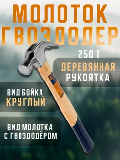 Молотокгвоздодер 500г ТУНДРА 13945346 купить за 354 ₽ в интернет-магазине Wildberries