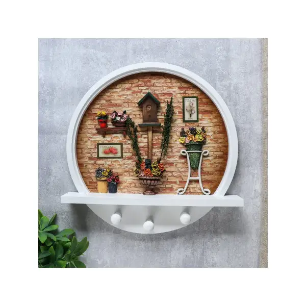 Ключница настенная декоративная 30*24*2,8