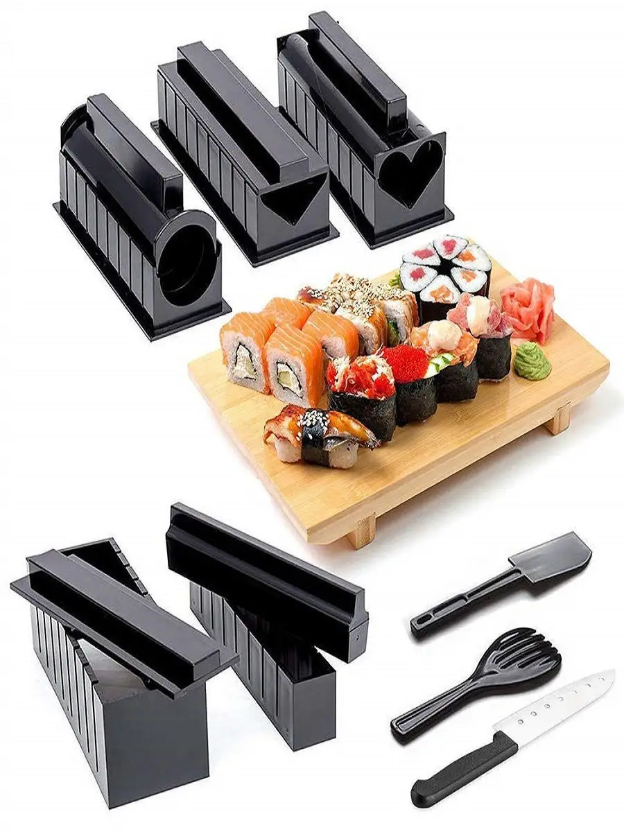 Набор для приготовления роллов СУШИ (Sushi Maker set with Knife Мидори)