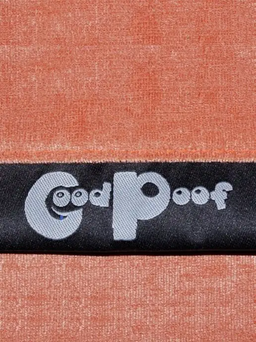 GoodPoof Кресло-мешок Груша, Микровелюр, Велюр натуральный, Размер XXL,темно-зеленый, оранжевый, фото 2
