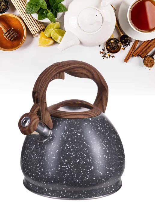 Чайник со свистком для плиты 3 л - фото 15