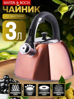 Чайник со свистком для плиты 3 л