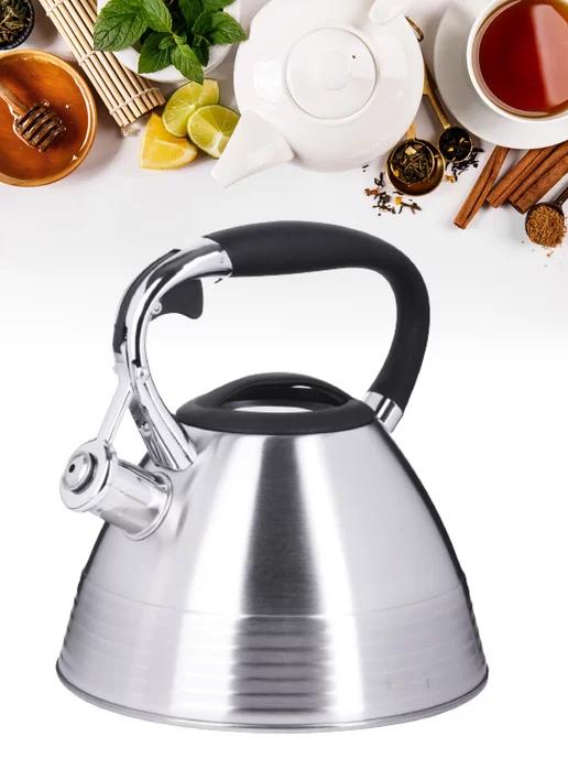 Чайник со свистком для плиты 3 л - фото 15
