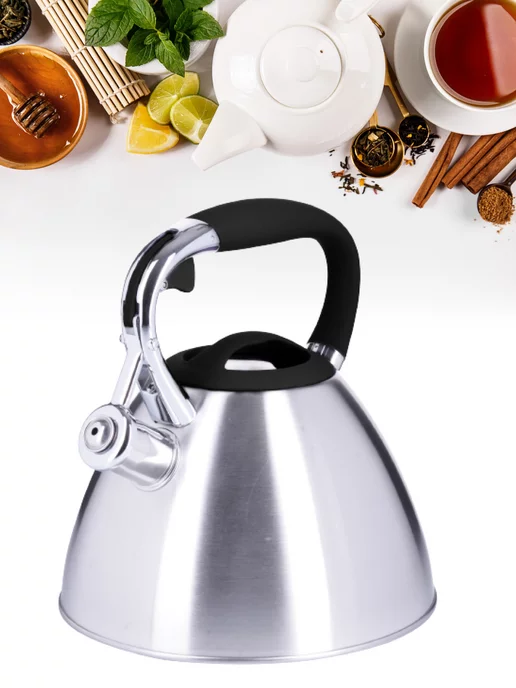 Чайник со свистком для газовой плиты 3 л - фото 15