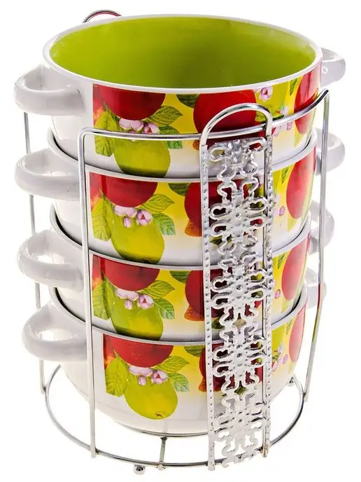 Набор супниц с ручками - фото 4