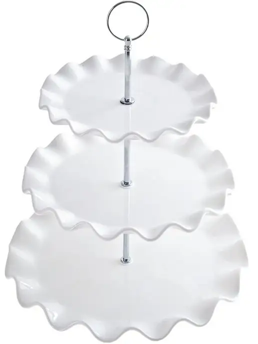 Фруктовница Конфетница сервировочная 3 яруса - фото 7