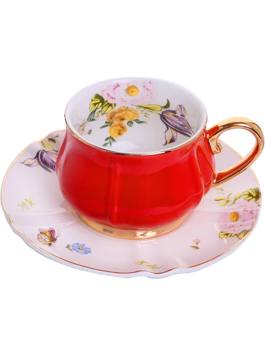 Чайный сервиз на 6 персон фарфор подарочный - фото 16