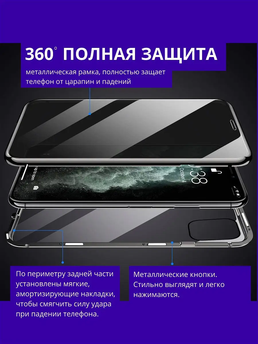 Магнитный чехол на Apple iPhone 11 Myrtille 13984201 купить в  интернет-магазине Wildberries