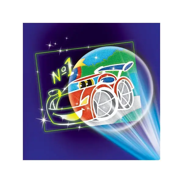 Набор для творчества. Лунная фреска "Машинка", светящийся