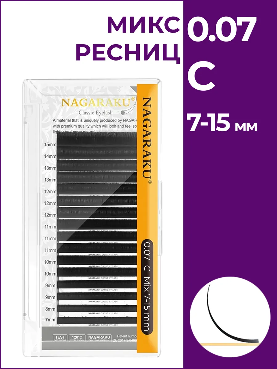 Микс 0.07 C 7-15 мм Нагараку