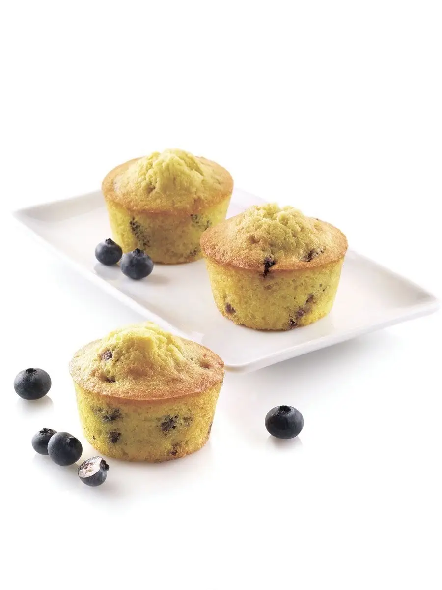 Форма для приготовления маффинов Muffin 18 х 33,5 см силиконовая Silikomart  14017548 купить в интернет-магазине Wildberries