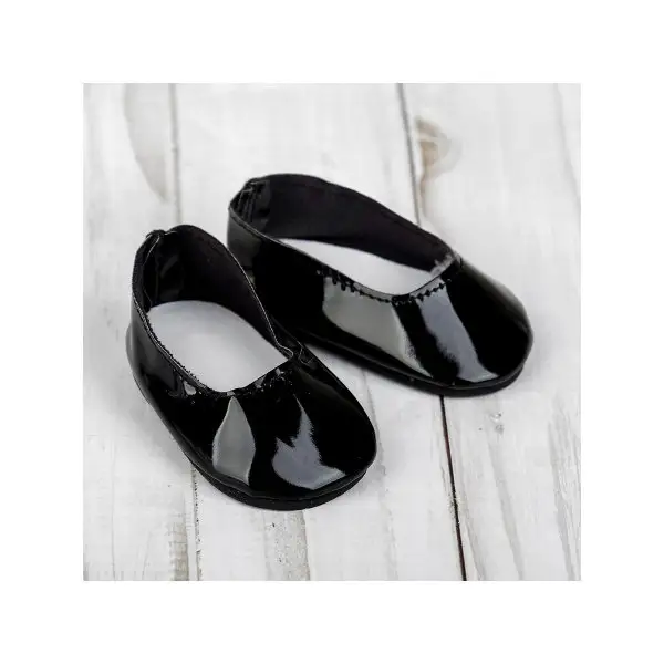 Туфли для куклы "Шик", длина стопы: 7 см, цвет чёрный