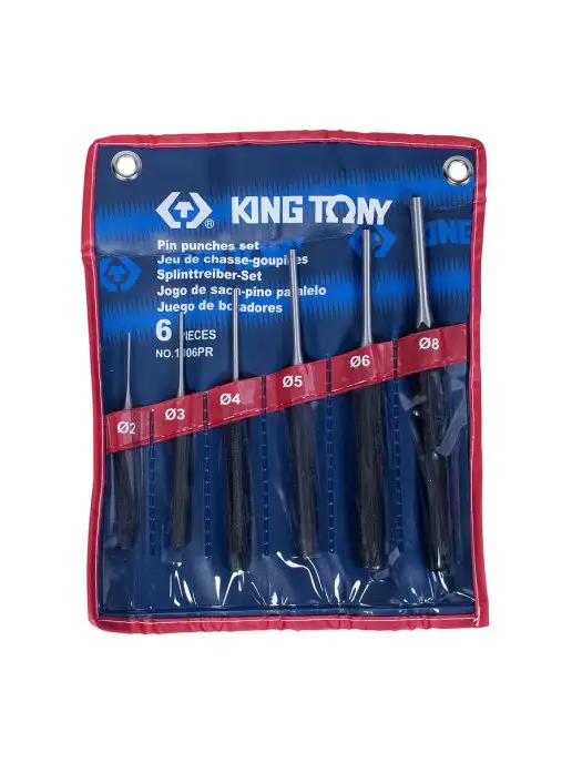 KING TONY Набор выколоток, 6 предметов 1006PR, вариант