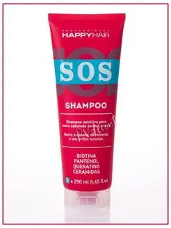 HAPPY HAIR SOS Shampoo шампунь для волос Voloskera 14075853 купить за 668 ₽ в интернет-магазине Wildberries