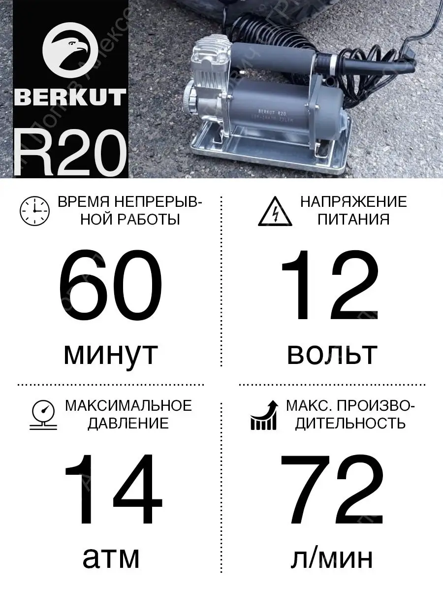 Компрессор автомобильный R20 насос в машину Berkut 14076384 купить за 16  231 ₽ в интернет-магазине Wildberries