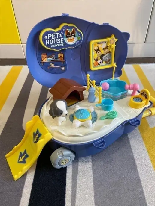 BOSSTOYS Игровой набор в чемоданчике Питомец, синий, фото 6