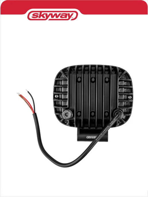 SKYWAY Фара светодиодная OFF ROAD 12V 24V 30W 6000К, 30 Вт, фото 4