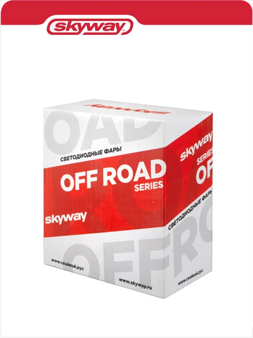 SKYWAY Фара светодиодная OFF ROAD 12V 24V 30W 6000К, 30 Вт, фото 5