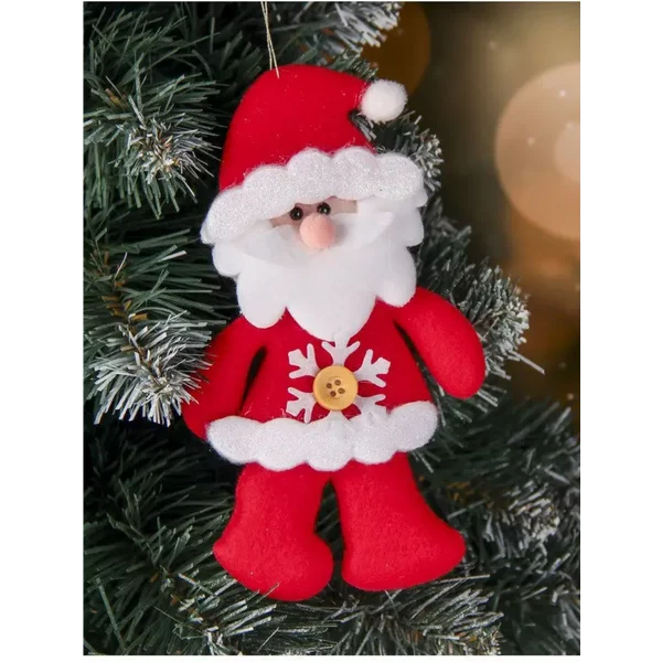 Новогоднее украшение игрушка Дед Мороз 8*15 см