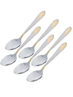 Ложки столовые 6 шт набор из нержавеющей стали