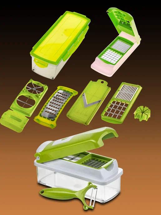 Овощерезка ручная с контейнером - фото 2