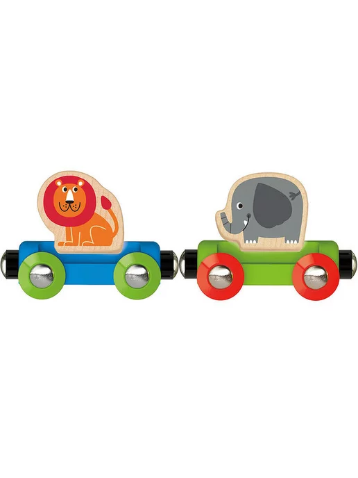 HAPE Поезд джунгли на магнитах, серый, фото 4