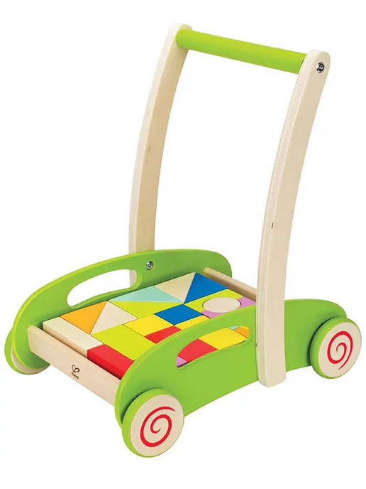 HAPE Ходунок с конструктором, зеленый, фото 4