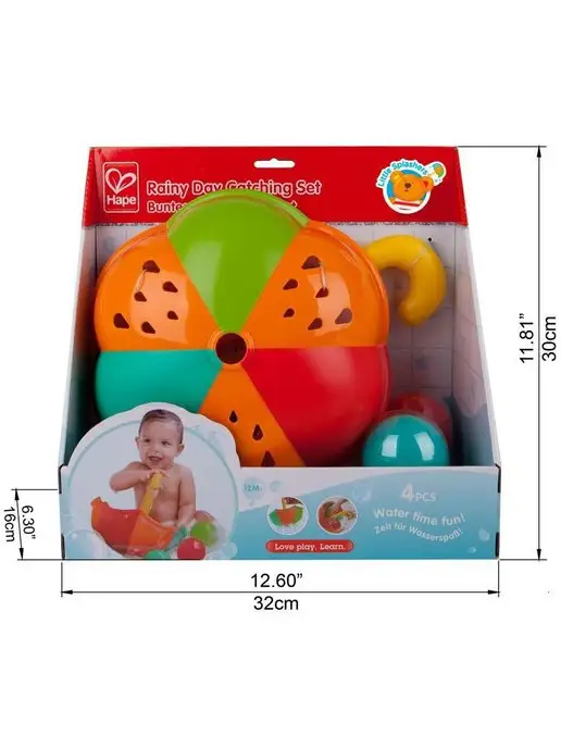 HAPE Игрушка для купания "Дождливый день", зеленый, фото 4