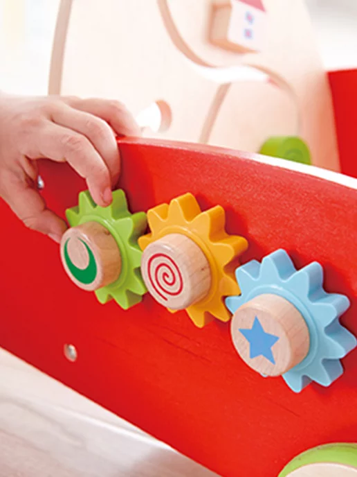 HAPE Ходунок с конструктором, красный, фото 7