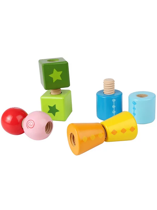 HAPE Игрушка Развивающая Закручивающиеся кубики, голубой, фото 7