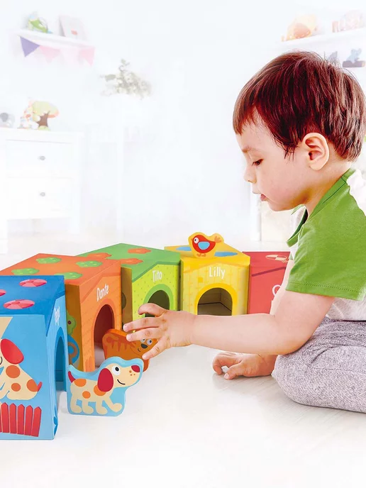 HAPE Детские кубики пирамидка Башня Дружбы, вариант, фото 4