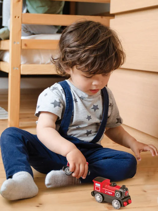 HAPE Паровоз со светом на батарейках, черный, фото 4