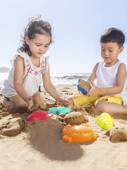 HAPE Набор для песочницы Морские создания, голубой, фото 4