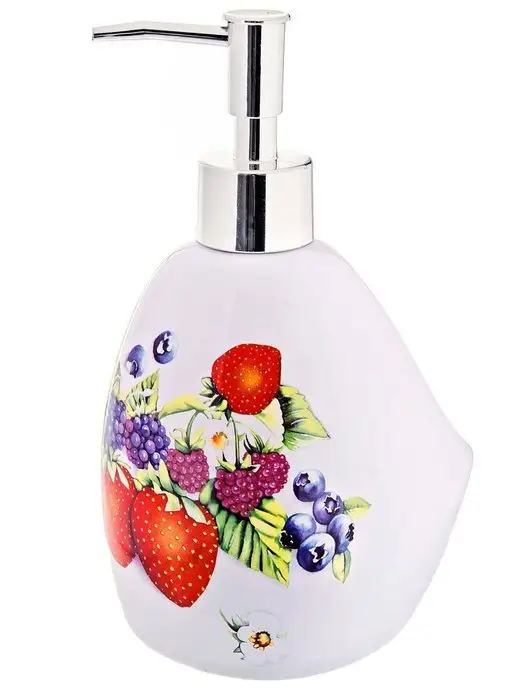 Дозатор для жидкого мыла керамика 400 мл - фото 4