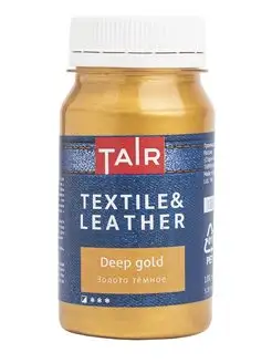 Акриловая краска для ткани и кожи золотая TAIR 14170063 купить за 403 ₽ в интернет-магазине Wildberries