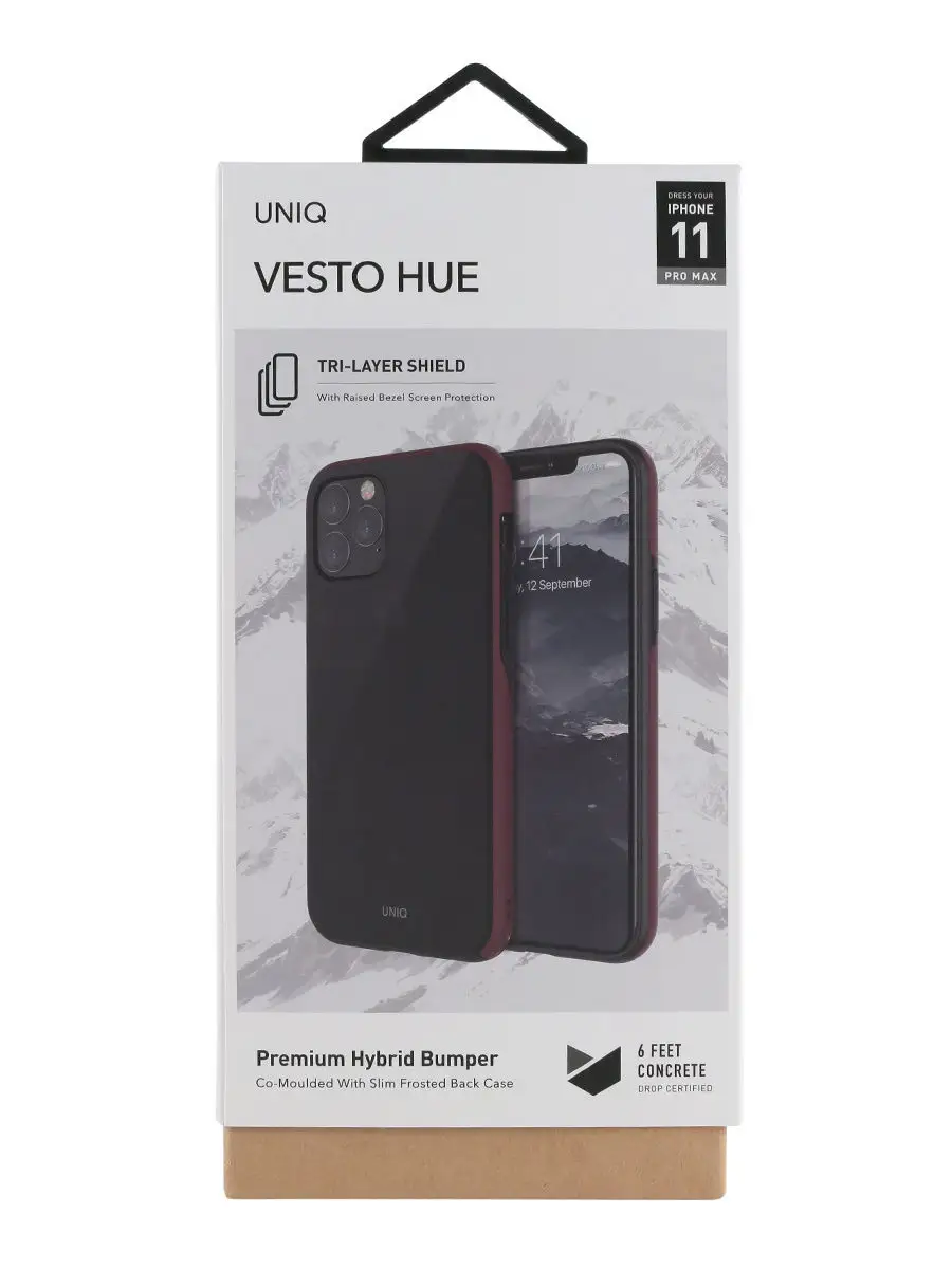 Чехол для iPhone 11 Pro Max Vesto Maroon Red UNIQ 14170151 купить за 302 ₽  в интернет-магазине Wildberries