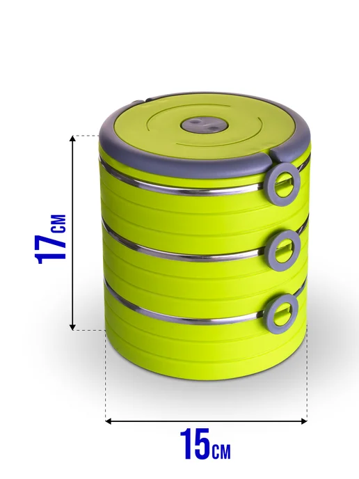 Контейнер ланч бокс для еды набор - фото 2