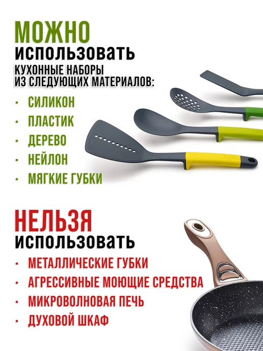 Сковорода с антипригарным покрытием 24 см. - фото 5