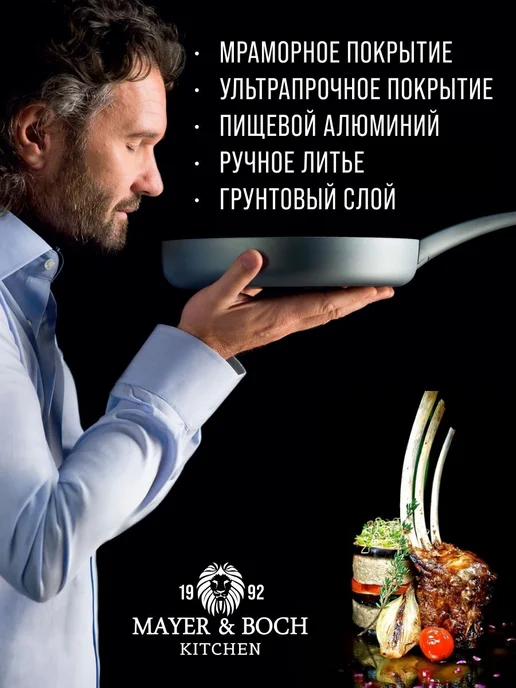 Сковорода блинная, блинница антипригарная для всех плит 20см - фото 15