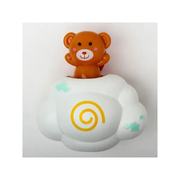 Игрушка для купания "Мишка на облачке", с брызгалкой