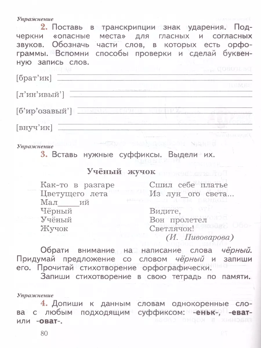 Пишем грамотно 2 класс. Рабочая тетрадь в 2-х частях Просвещение 14185806  купить за 840 ₽ в интернет-магазине Wildberries