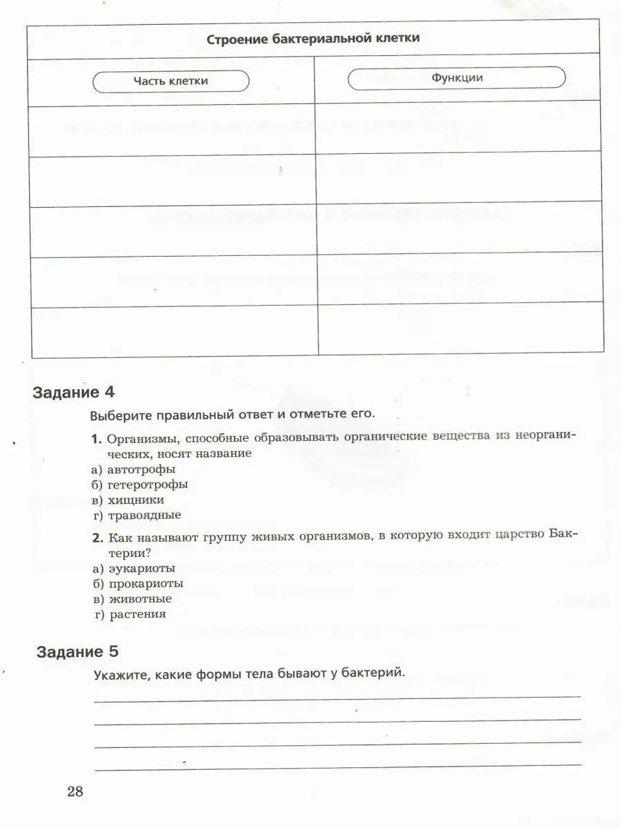 Биология 5 класс. Рабочая тетрадь. ФГОС Просвещение 14185817 купить за 292  ₽ в интернет-магазине Wildberries