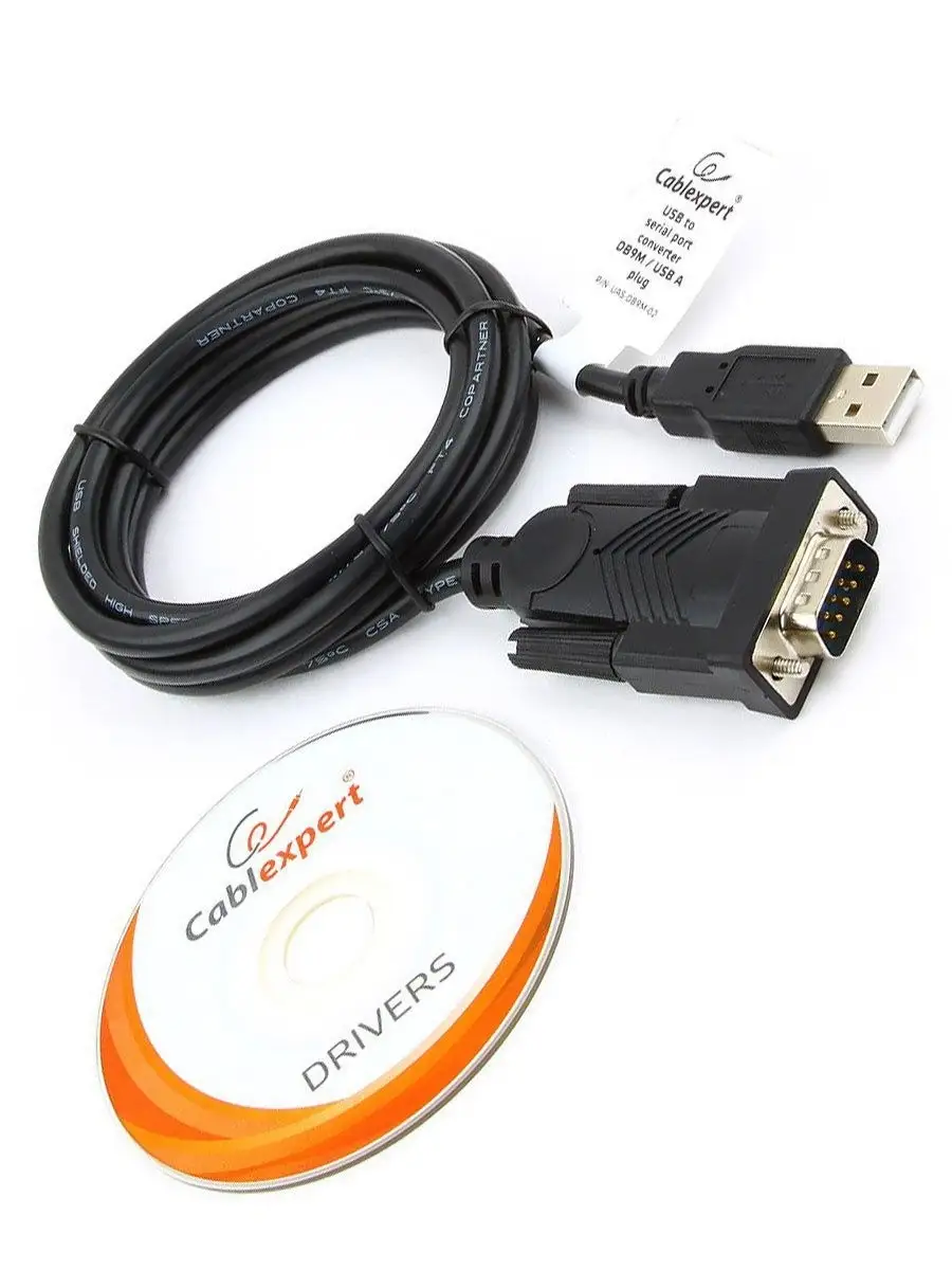 Конвертер USB - SERIAL, AM/DB9M, 1,5 м Cablexpert 14186118 купить в  интернет-магазине Wildberries