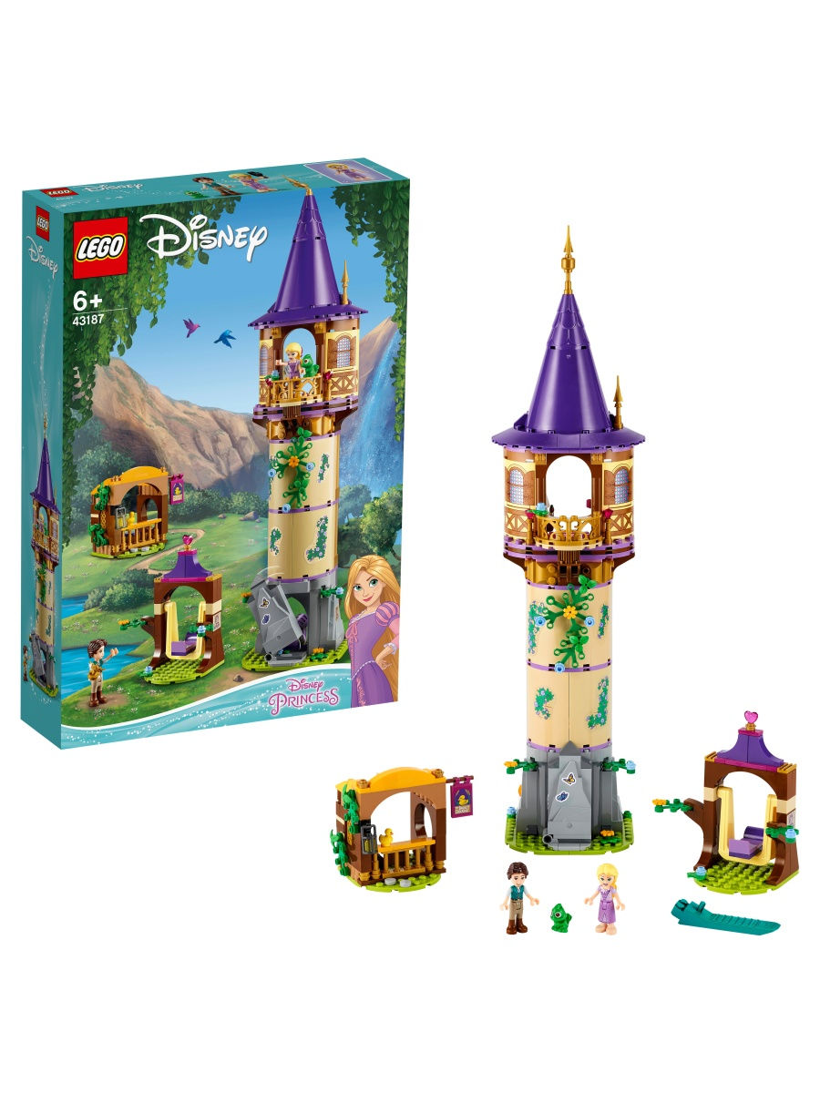 Конструктор LEGO Disney Princess 43187 Башня Рапунцель / веселая игрушка по  мультфильму LEGO 14192980 купить в интернет-магазине Wildberries