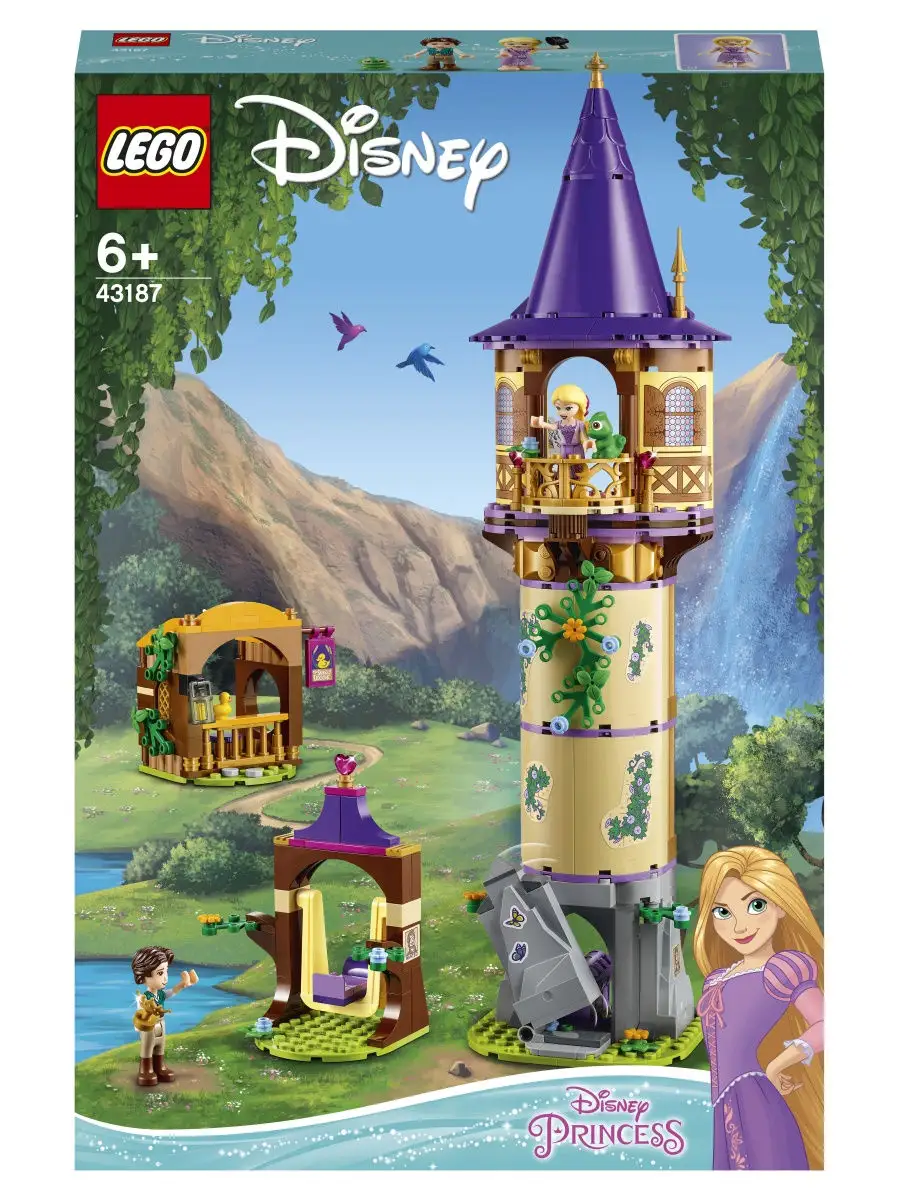 Конструктор LEGO Disney Princess 43187 Башня Рапунцель / веселая игрушка по  мультфильму LEGO 14192980 купить в интернет-магазине Wildberries