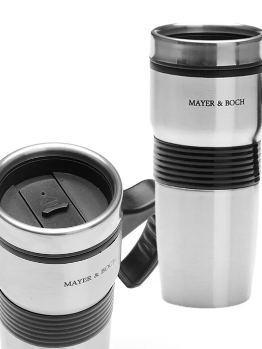 Термокружка из нержавеющей стали для кофе и напитков 450 мл - фото 6