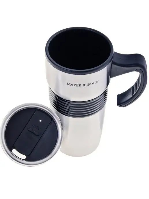 Термокружка из нержавеющей стали для кофе и напитков 450 мл - фото 7