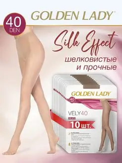 Колготки женские VELY 40 den набор 10 шт GOLDEN LADY 14225497 купить за 1 413 ₽ в интернет-магазине Wildberries